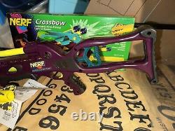READ 2 Day Only 1995 Nerf Crossbow Vintage With Box, Darts, Arrows, Arms, String