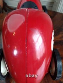 RETIRED Vintage Model 8 METAL Radio Flyer Little Red Roadster Toy Ride On Car