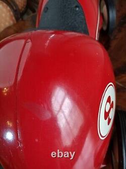RETIRED Vintage Model 8 METAL Radio Flyer Little Red Roadster Toy Ride On Car