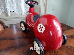 RETIRED Vintage Model 8 METAL Radio Flyer Little Red Roadster Toy Ride On Car