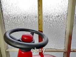 RETIRED Vintage Model 8 METAL Radio Flyer Little Red Roadster Toy Ride On Car