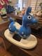RODY Vtg 1984 Ride On Bounce ITALY Inflatable Bounce Horse Toy Kid With Rocking
