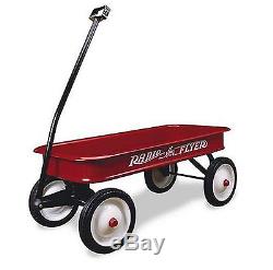 Radio Flyer Classic Red Wagon Steel Model Wheels Vintage Ride on Toys