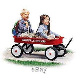 Radio Flyer Classic Red Wagon Toy Kids Steel Model Wheels Vintage Pull Ride NEW