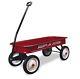 Radio Flyer Classic Red Wagon Vintage Steel Kids Toy Outdoor Ride Pull Full Size