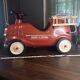 Radio Flyer Fire Engine No. 9 Ride 0n Metal Toy Truck Vintage Model 909