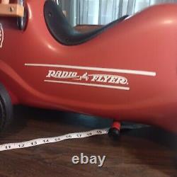 Radio Flyer Fire Engine No. 9 Ride 0n Metal Toy Truck Vintage Model 909