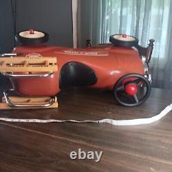 Radio Flyer Fire Engine No. 9 Ride 0n Metal Toy Truck Vintage Model 909