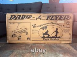 Radio Flyer Wagon Model 89 Sealed New Vintage
