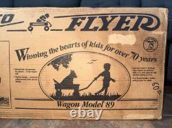 Radio Flyer Wagon Model 89 Sealed New Vintage