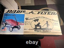 Radio Flyer Wagon Model 9 Vintage Brand New In Box 1980s Or 1990s Box Wear