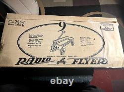 Radio Flyer Wagon Model 9 Vintage Brand New In Box 1980s Or 1990s Box Wear