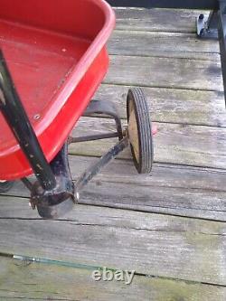 Radio Jet Wagon Vintage Rare Full Size 34 Red and white 1950s/1960s