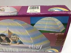 Rainbow Fun Hut Vintage 1986 Indoor Outdoor Bed Play Tent