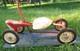 Rare 1950s Blazon Vintage Catalina Racer IRISH MAIL CART. Push Pull Toy Car