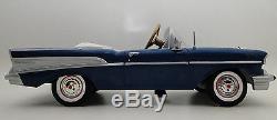 Rare 1957 Chevy Pedal Car Vintage BelAir Show Hot Rod Sport Custom Midget Model