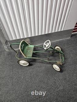 Rare 1960s Murray TOT ROD Green Pedal Car As Is Collectible Classic Toy Vintage
