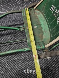 Rare 1960s Murray TOT ROD Green Pedal Car As Is Collectible Classic Toy Vintage