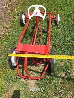 Rare 1960s Murray TOT ROD Red Pedal Car As Is Collectible Classic Toy Vintage