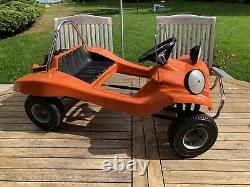 Rare 70s Vintage Raleigh SAND PIPER Pedal Car / Go Kart. One Peddler From New