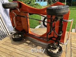 Rare 70s Vintage Raleigh SAND PIPER Pedal Car / Go Kart. One Peddler From New