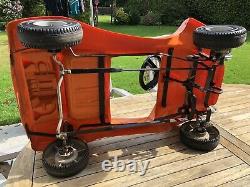 Rare 70s Vintage Raleigh SAND PIPER Pedal Car / Go Kart. One Peddler From New