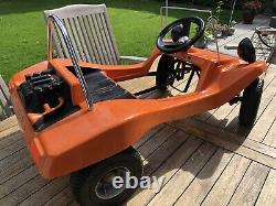 Rare 70s Vintage Raleigh SAND PIPER Pedal Car / Go Kart. One Peddler From New