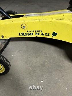 Rare Antique Parsons Pedal Car, Irish Mail Cart