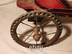 Rare Antique Vtg 1920s Wooden Racer Pedal Car Glascock Bros Mfg. Co Muncie, IN