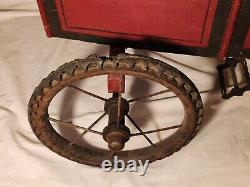 Rare Antique Vtg 1920s Wooden Racer Pedal Car Glascock Bros Mfg. Co Muncie, IN