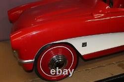 Rare Large 52 Vintage 1956 Eska Chevrolet Corvette Dealer Display Non Pedal Car