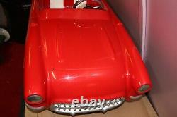 Rare Large 52 Vintage 1956 Eska Chevrolet Corvette Dealer Display Non Pedal Car