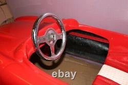 Rare Large 52 Vintage 1956 Eska Chevrolet Corvette Dealer Display Non Pedal Car