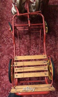 Rare Mobo Pioneer Pedal Car 1949 Covered Wagon Free Shipping Original Vintage