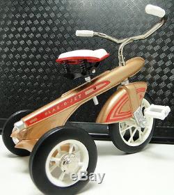 Rare Tricycle 1960s Pedal Car Vintage Classic Precision Metal Midget Show Model