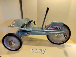 Rare Vintage 1964 Mattel Vroom X-15 Pedal Car Rocket Space Rare