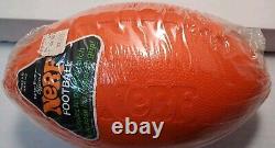 Rare Vintage 1970s Factory Sealed Parker Brothers Nerf Football Squeezer Orange