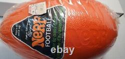 Rare Vintage 1970s Factory Sealed Parker Brothers Nerf Football Squeezer Orange