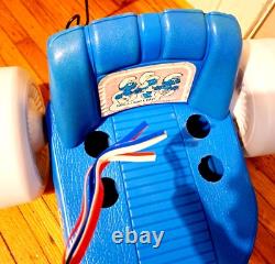 Rare Vintage 1982 Smurf Power Cycle Big Wheel 3 Wheel Coleco 80's Toys Figure