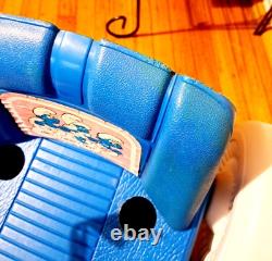 Rare Vintage 1982 Smurf Power Cycle Big Wheel 3 Wheel Coleco 80's Toys Figure
