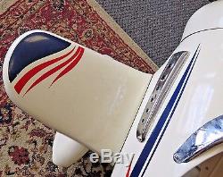 Rare Vintage 3'8 Beechcraft Bonanza Pedal Airplane Never Used