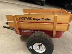 Rare Vintage ALL TERRAIN Radio Flyer Trailer With Pneumatic Tires ATW