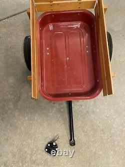 Rare Vintage ALL TERRAIN Radio Flyer Trailer With Pneumatic Tires ATW