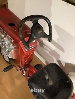 Rare! Vintage Antique Murray Super Diesel Trac Red Pedal Tractor