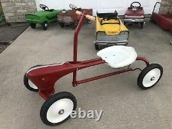 Rare Vintage Catalina Racer Irish Mail Cart Push Pull Toy Pedal Car Wheels Nice