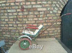 Rare Vintage Child Toddler Buggy Stroller Wagon Outdoor Ride USSR