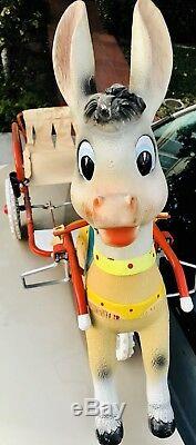 Rare Vintage Donkey Sit-on Pedal Cart Peddle Car Gumont Bologna Italy Works