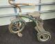 Rare Vintage EVANS GREEN Tricycle Trike Metal Antique