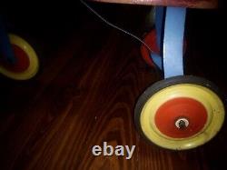 Rare Vintage FAO Schwarz 1920's / 1930's Wood Toy Scooter Tricycle Trike Germany