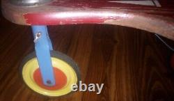 Rare Vintage FAO Schwarz 1920's / 1930's Wood Toy Scooter Tricycle Trike Germany